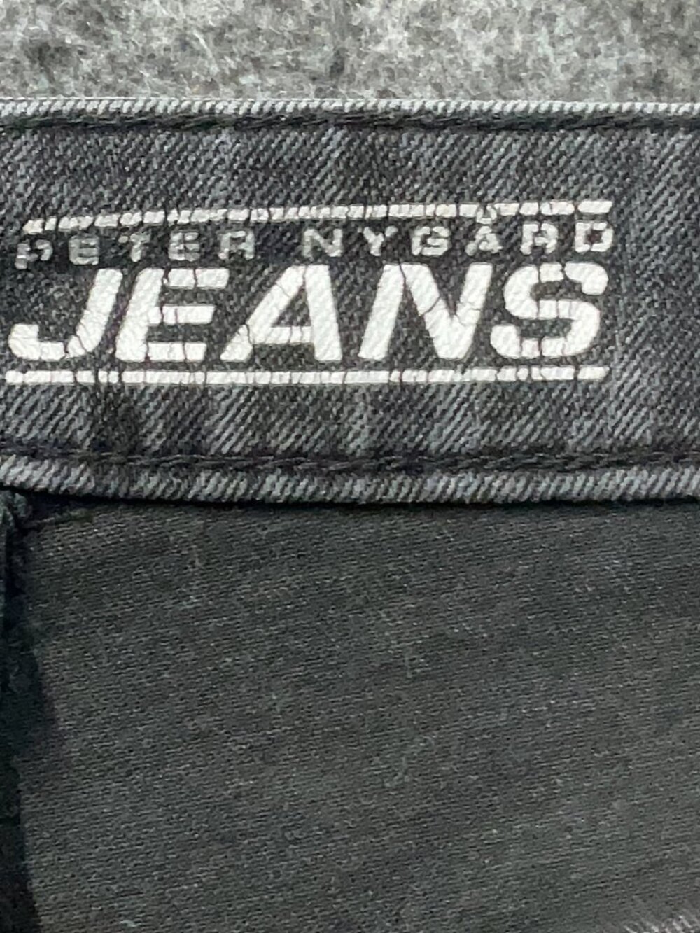 Peter Nygard Black Patchwork Skinny Jeans – Modern Stretch Denim-XL - Picture 7 of 8